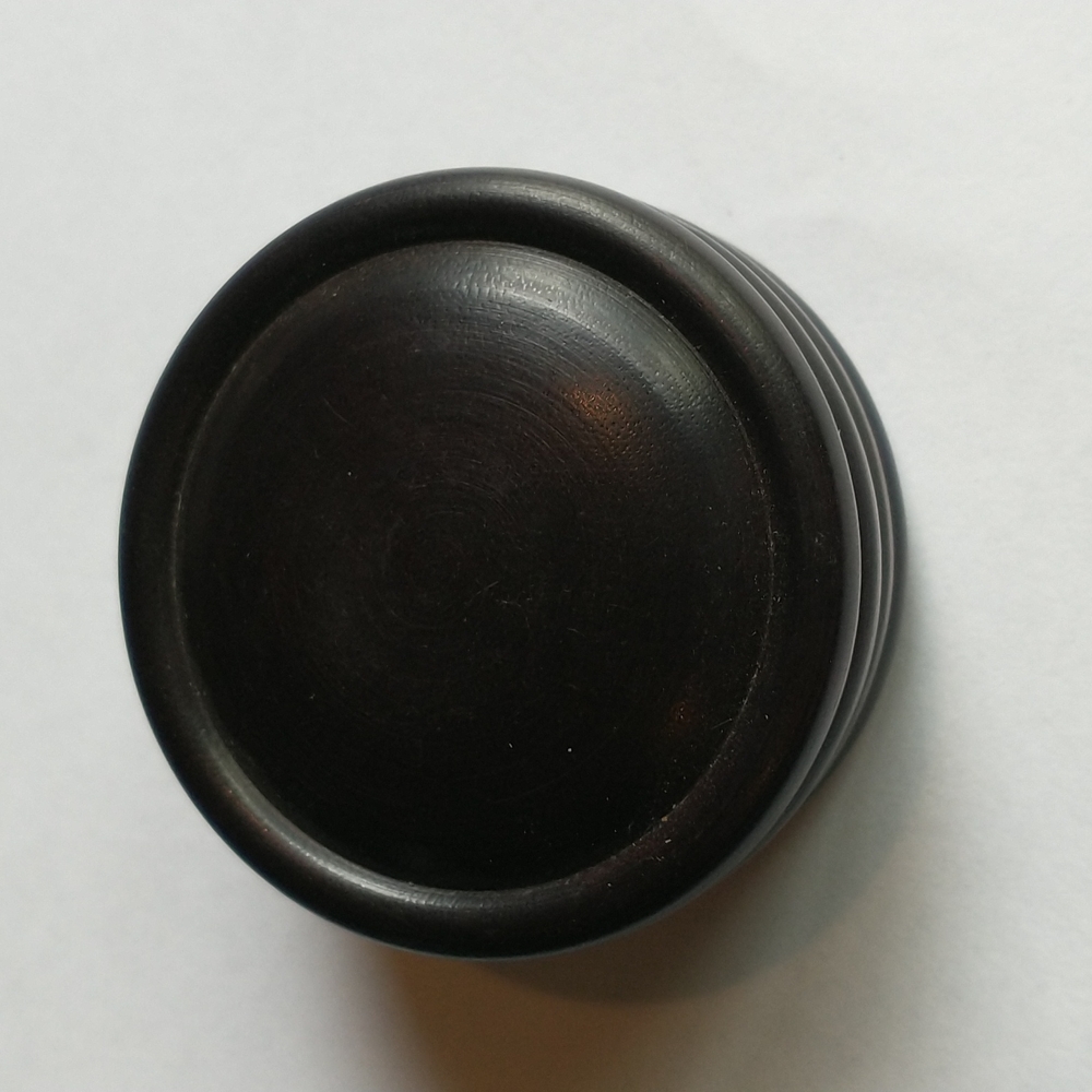 Hand carved wooden stash container